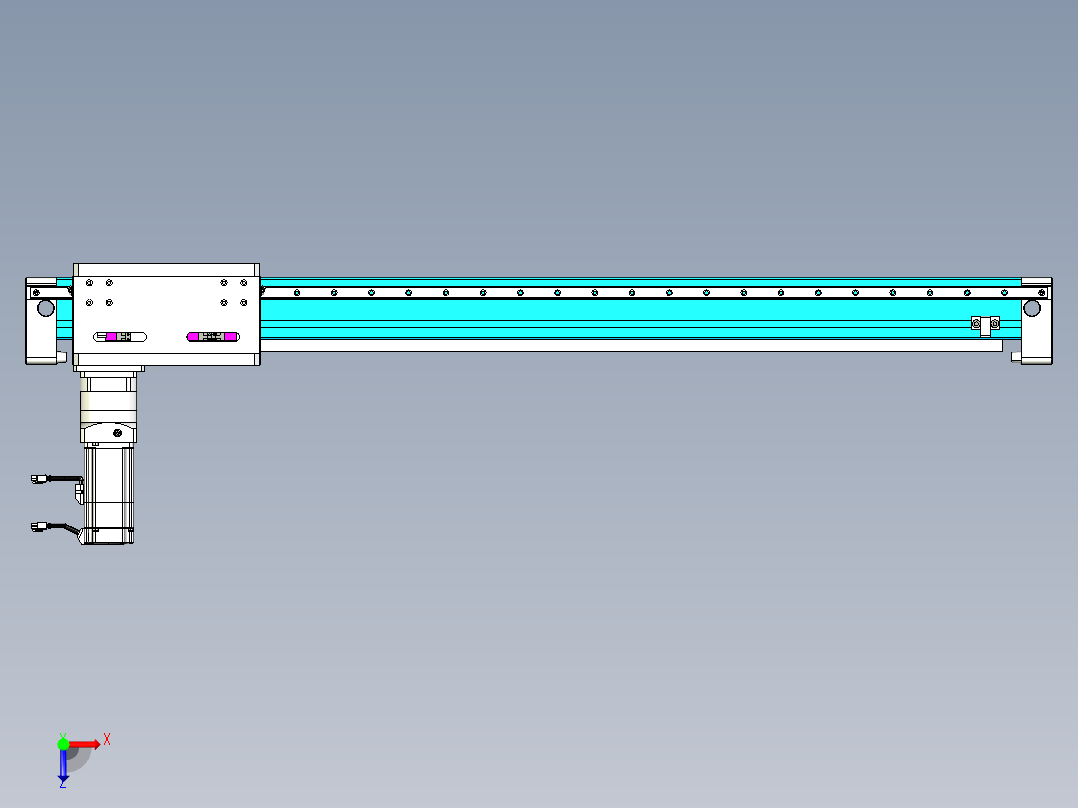 威洛博VG 系列模组VG10Z-L50π-S1200-BC-ZP75B-C3-K俯视图
