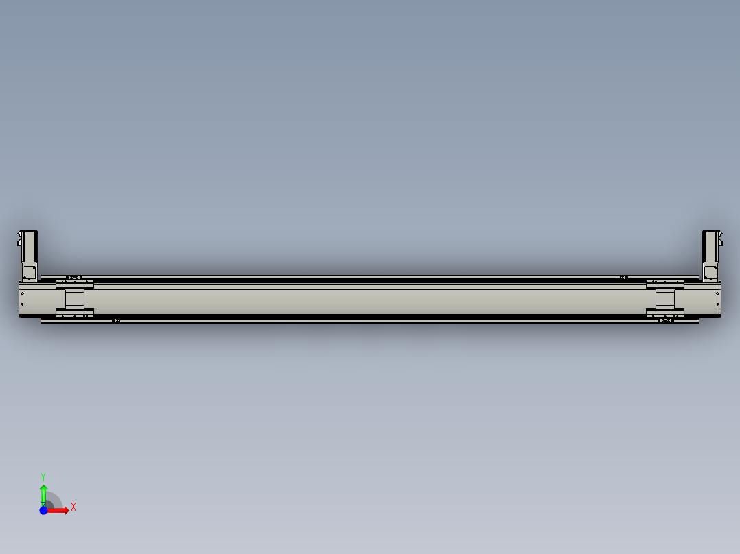 威洛博双电机滑台-VBF14S2-L100-S2000-BLR-P40-C6前视图