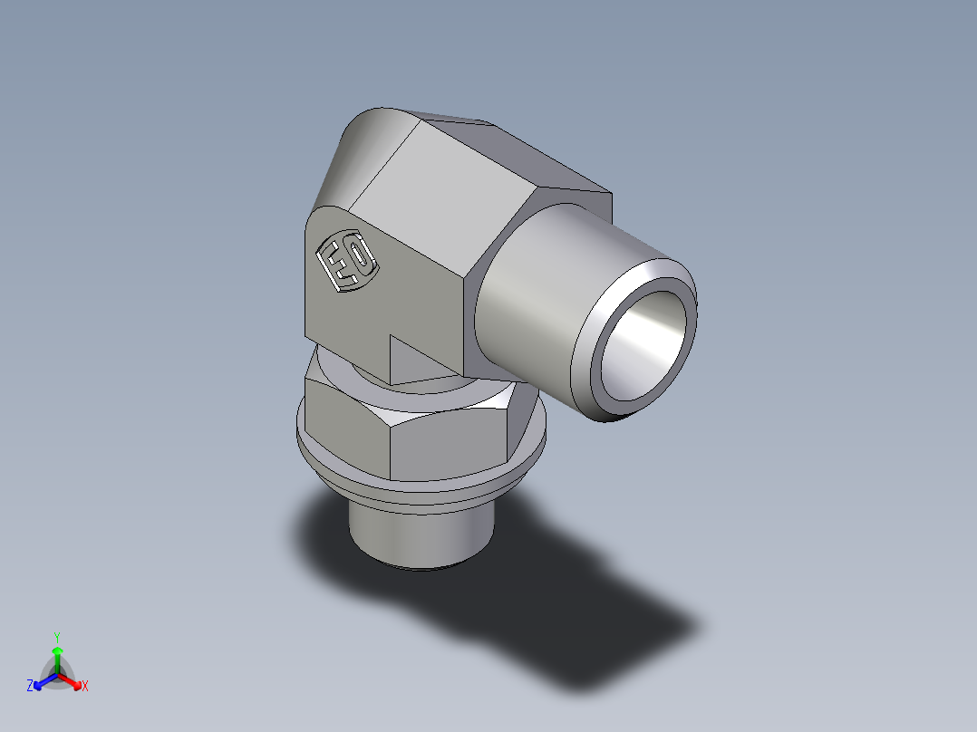 卡套式工业通用硬管接头EO_Adjustable_Locknut_elbow_WEE06LROMDCF