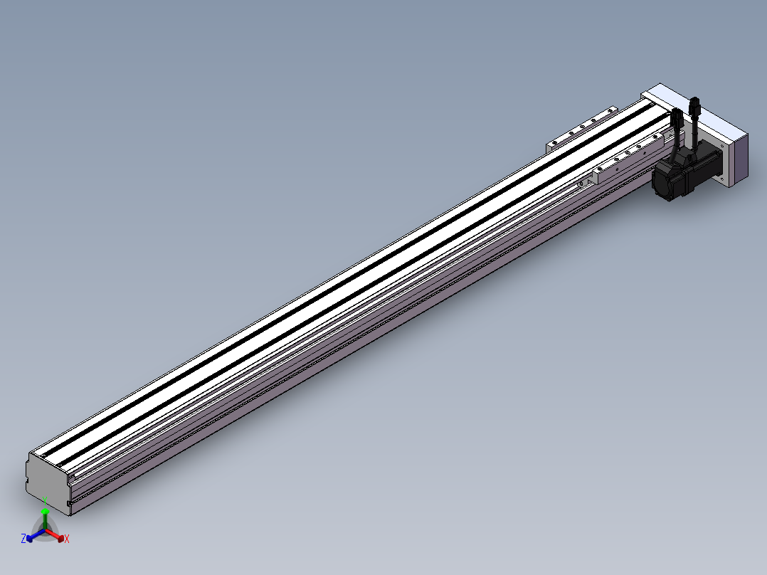 精密模组MY80D-T10-900L-BR-P10B-C4-C正等轴测图