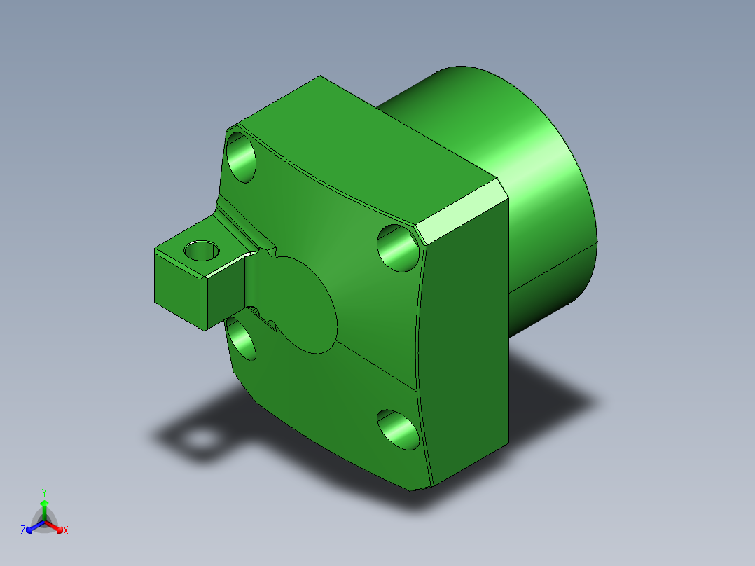 货车零件液压工装夹具设计【含三维图】正等轴测图