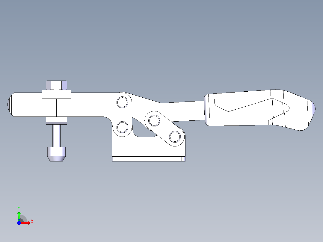 德克斯TUNKERS气缸数模T2-45U前视图