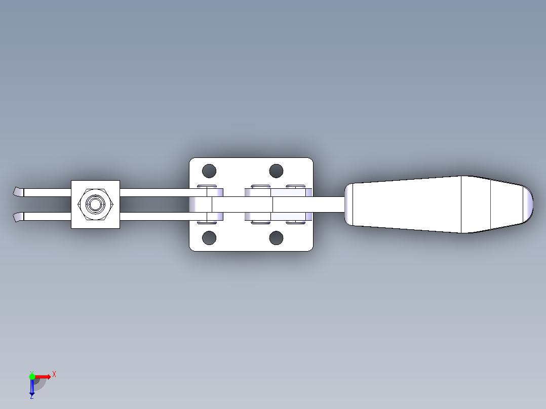 德克斯TUNKERS气缸数模T2-45U俯视图