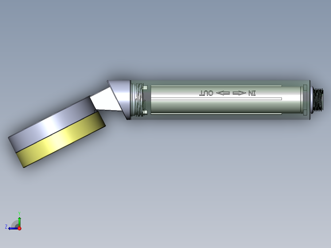 花洒莲蓬头右视图