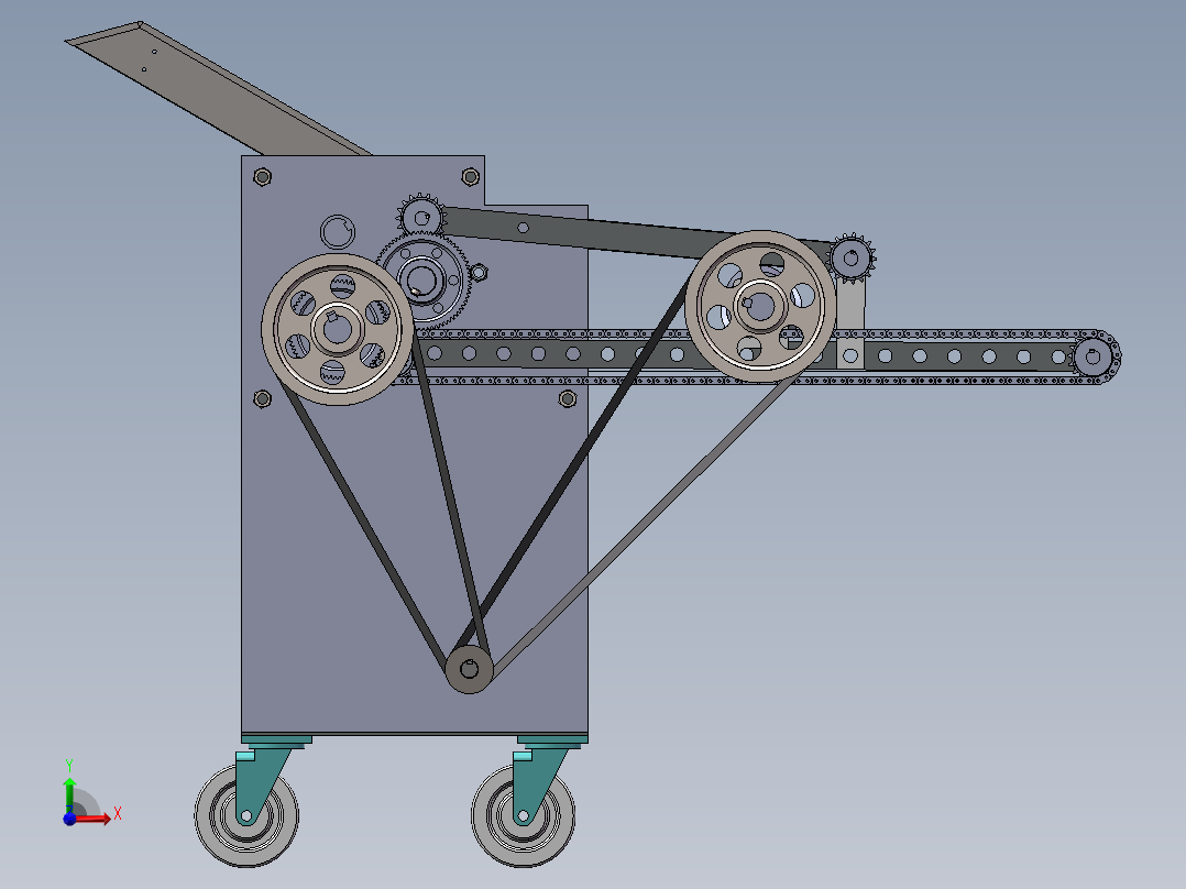 饺子皮机方案设计含sw三维==484559==500前视图