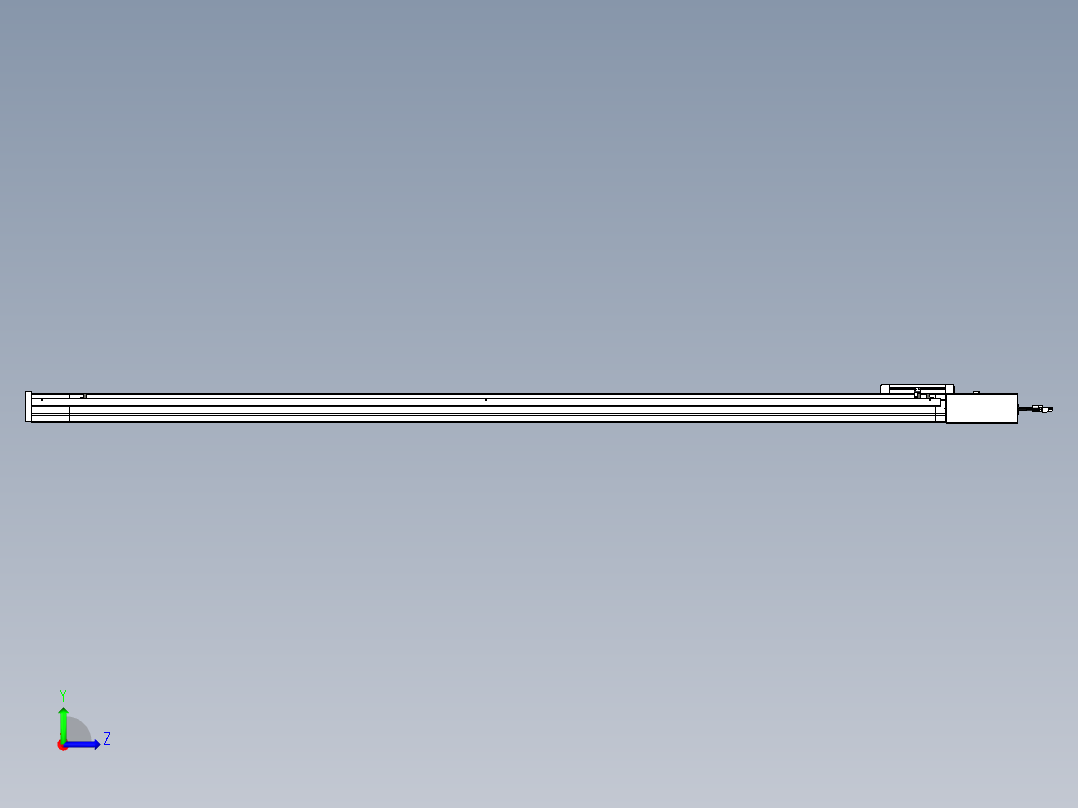 威洛博LB.GB同步带传动--欧规系列LB6A-L65-S1850-BR左视图