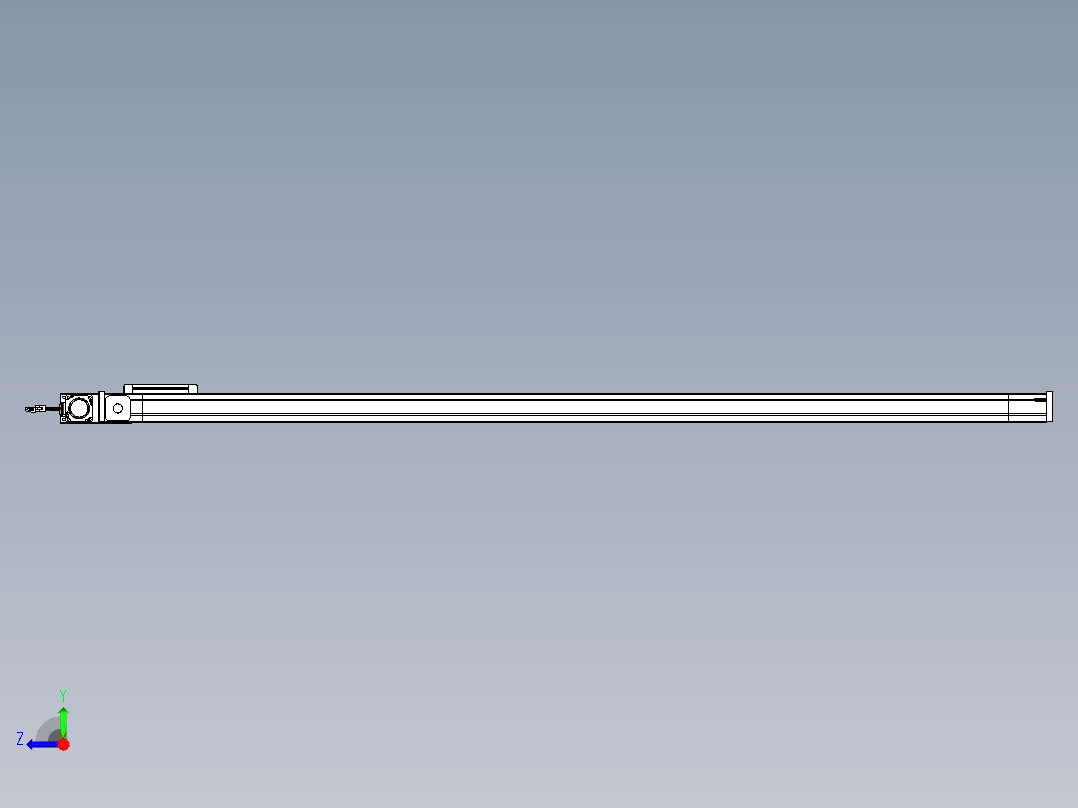 威洛博LB.GB同步带传动--欧规系列LB6A-L65-S1850-BR右视图