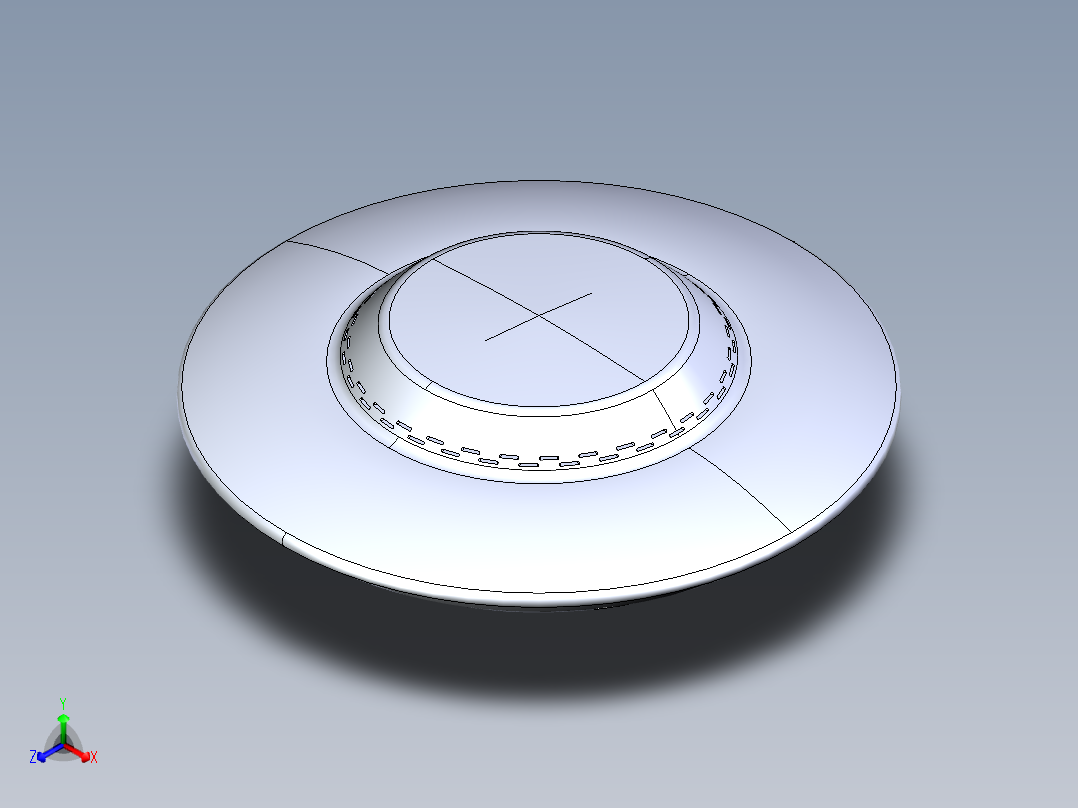 不明飞行物3正等轴测图