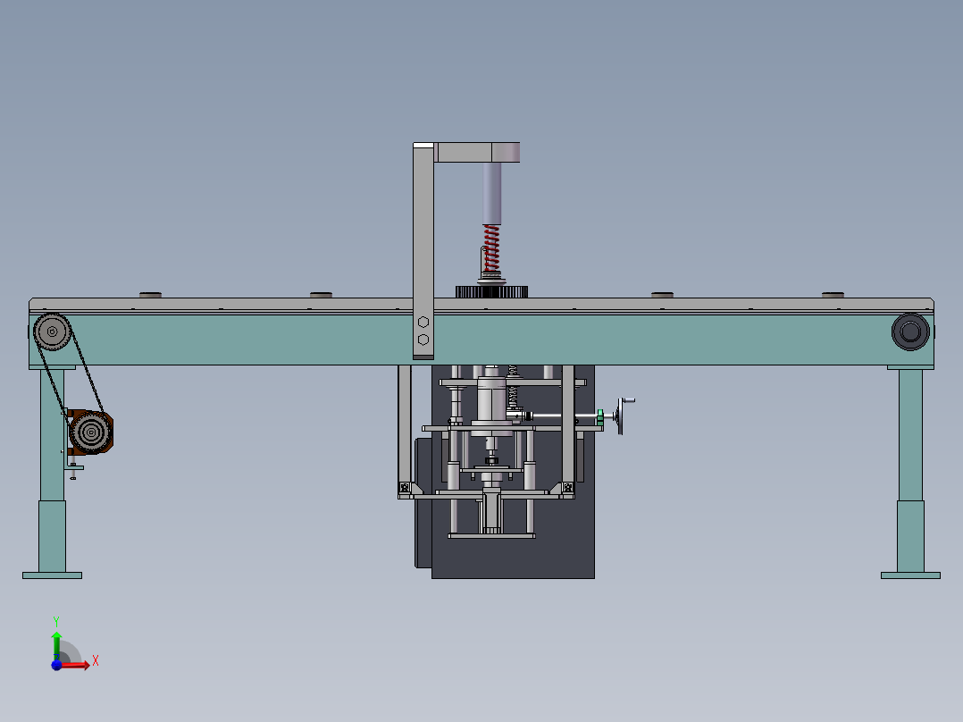 齿轮跳动检查仪前视图
