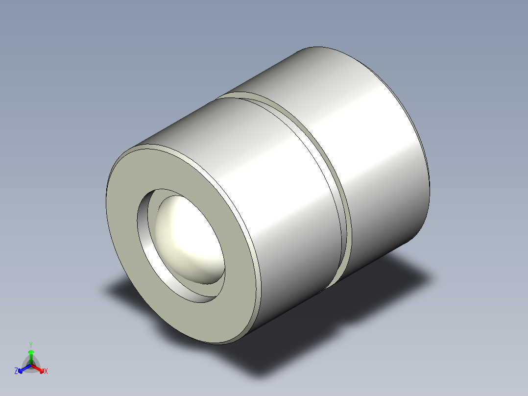 彈簧式萬向滾珠02(B)-3D多系列多零件图纸模型正等轴测图