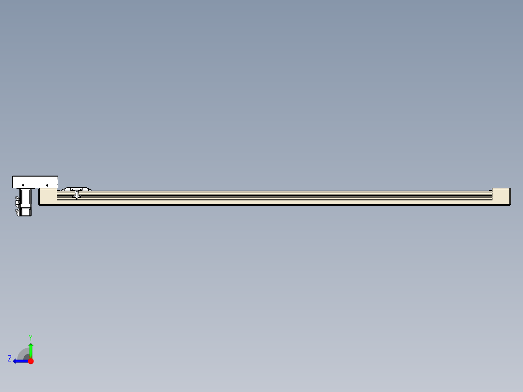 同步带全封闭直线模组TPA-HCB-65S-90-L1300-M-Y-P10-N3右视图