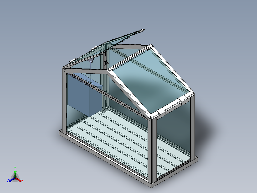 温室正等轴测图