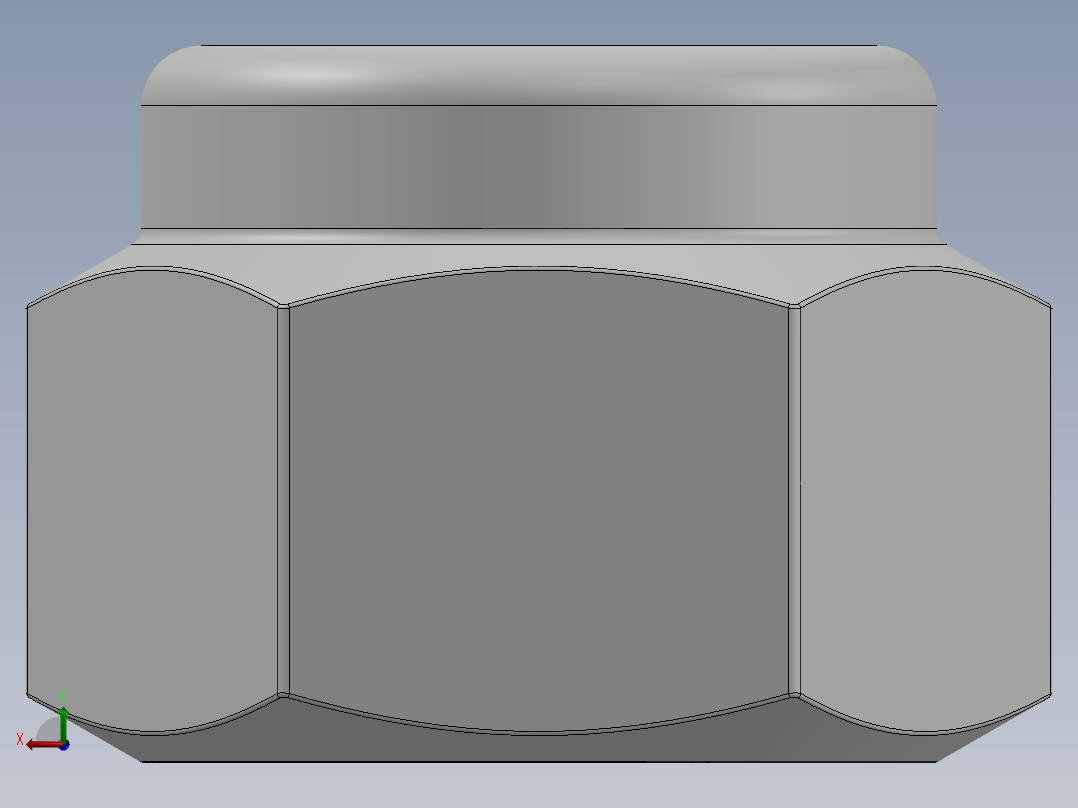 紧固件-0.6250 Lock Nut后视图