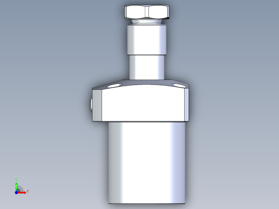 KOSMEKLHA0550-GL-Y45多系列多零件图纸模型前视图