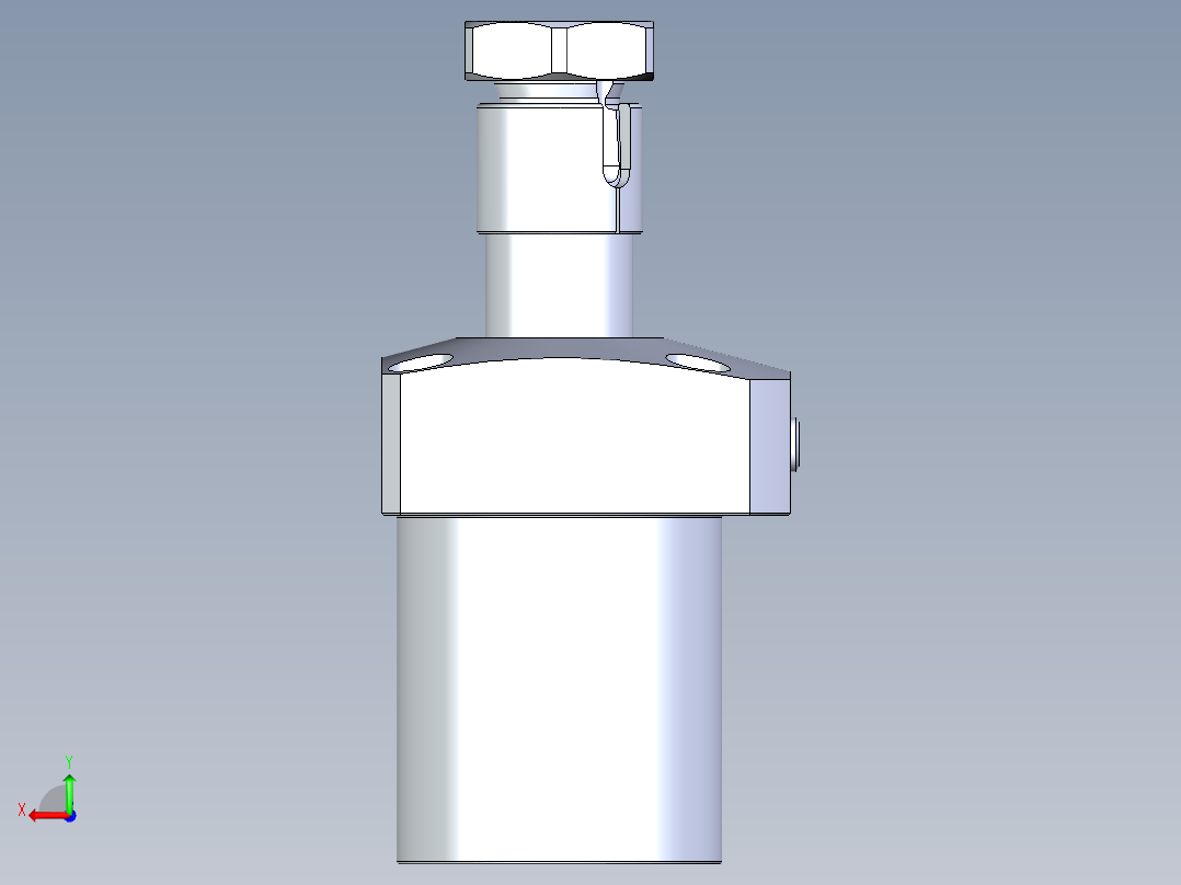 KOSMEKLHA0550-GL-Y45多系列多零件图纸模型后视图
