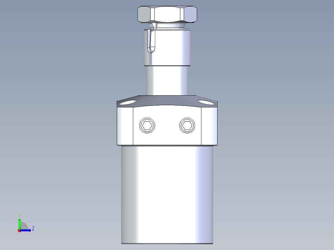 KOSMEKLHA0550-GL-Y45多系列多零件图纸模型左视图