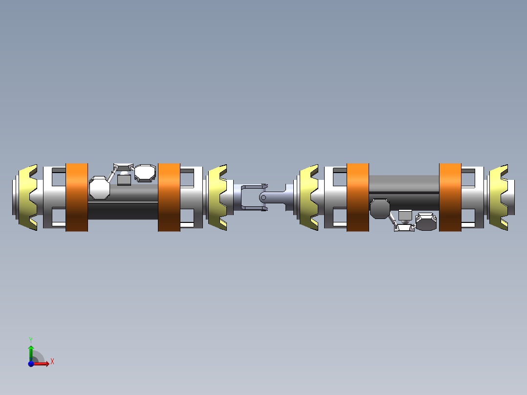 管道机器人前视图