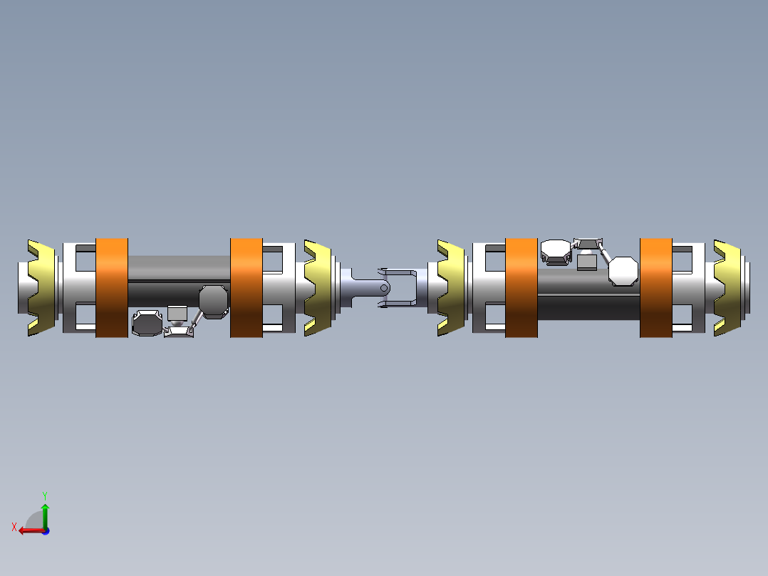 管道机器人后视图