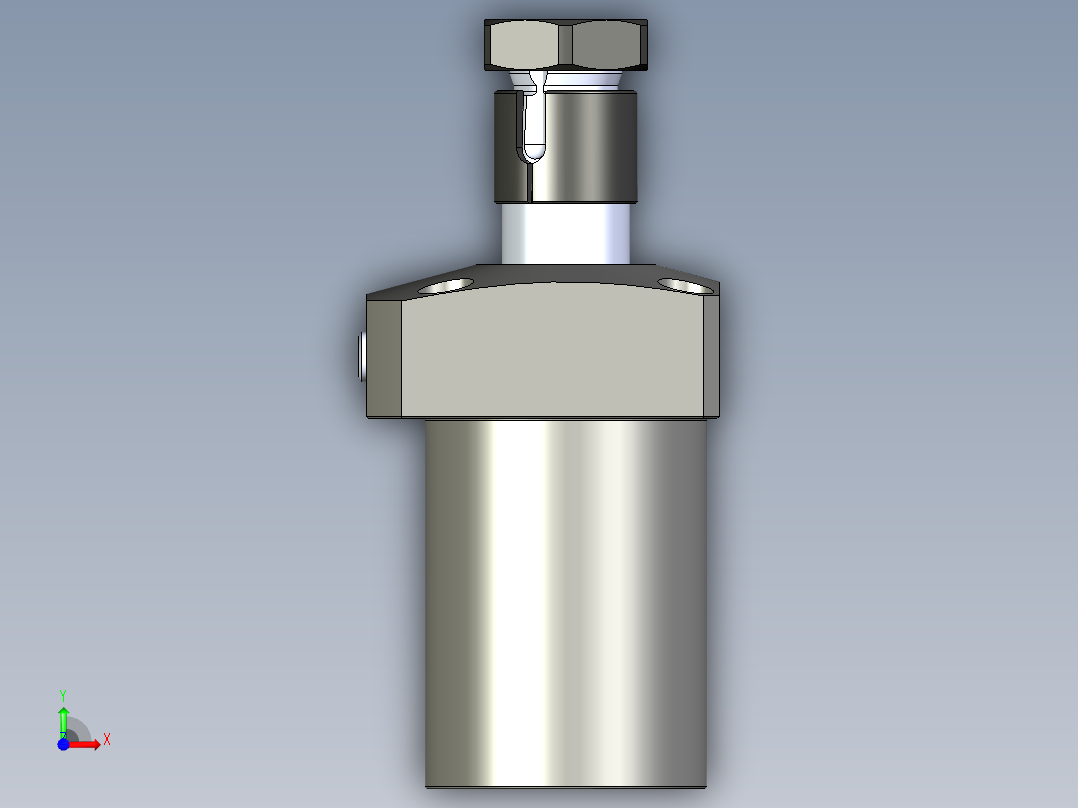 KOSMEKLHS0550-GR-Y60多系列多零件图纸模型前视图