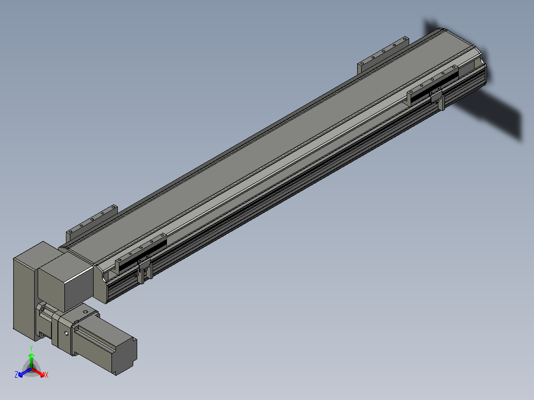 直线模组LHB17-L40-S900-LD设计图纸