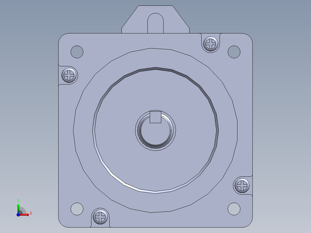 雷赛步进电机86CM120前视图