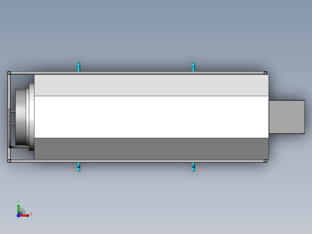 滚筒清洗机前视图