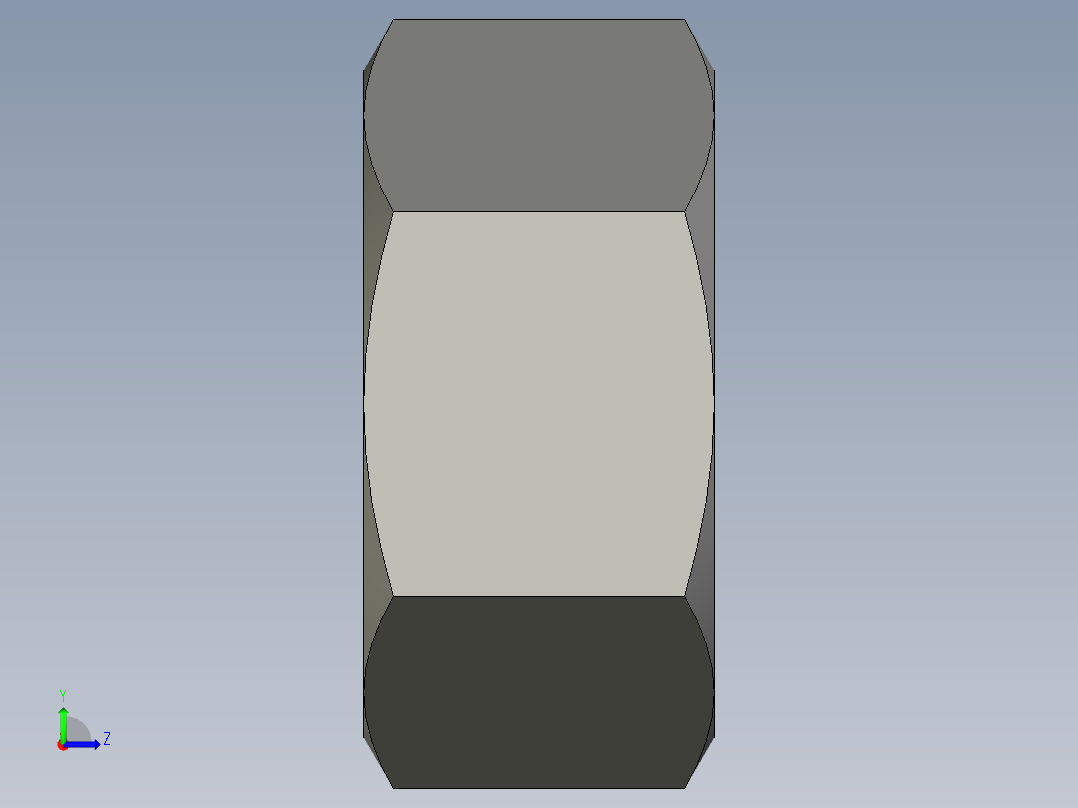 公制六角螺母-Metric Hex Nuts M12 x 1.75mm Thread左视图