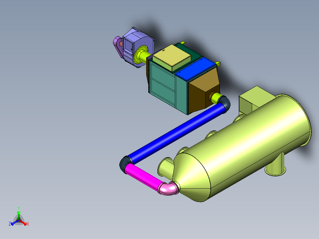 油漆加工用空气净化系统
