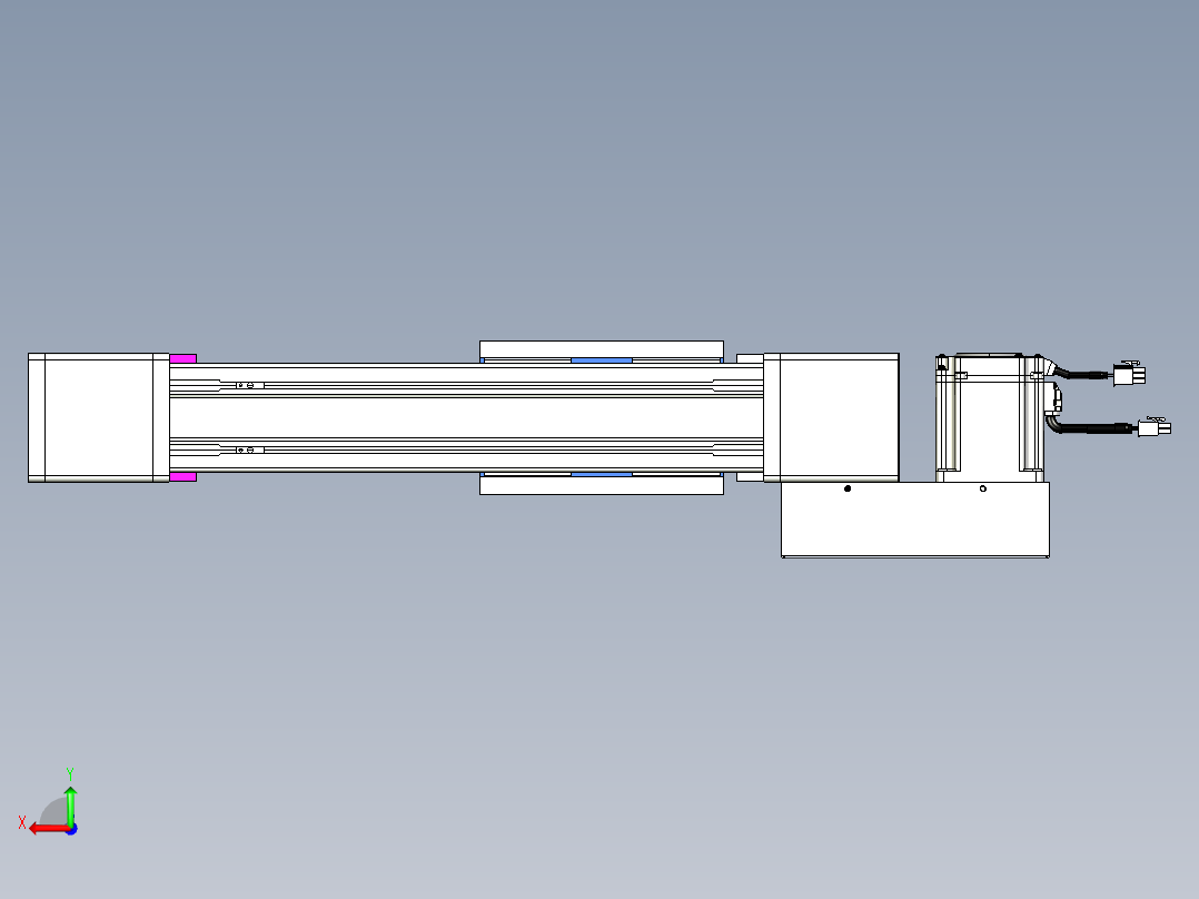 威洛博LB.GB同步带传动--欧规系列GB8-L96-S200-BL-P75后视图