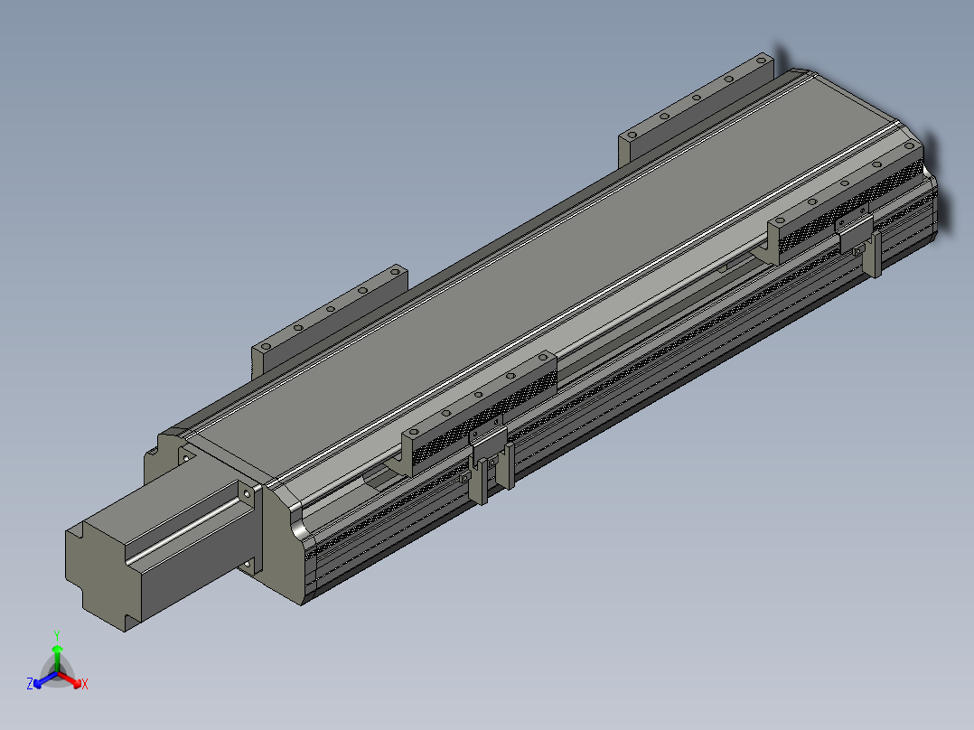直线模组LHA17-S350-M设计图纸