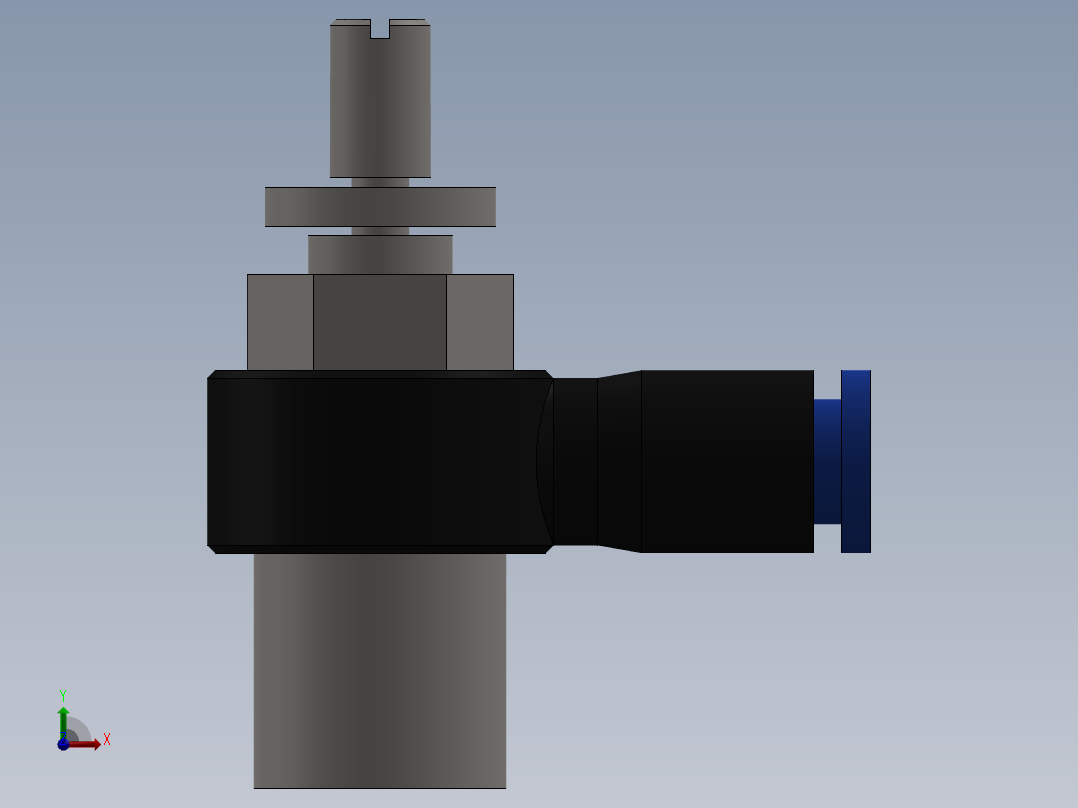 Ø4 x 1-4 - CONTROLE DE FLUXO 90° BANJO(C0K510428)前视图