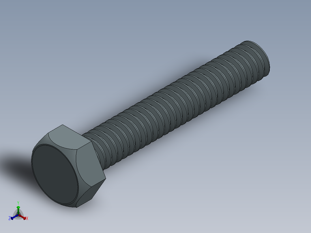 Solidworks<span style='color: red'>六角</span><span style='color: red'>头</span><span style='color: red'>螺栓</span>