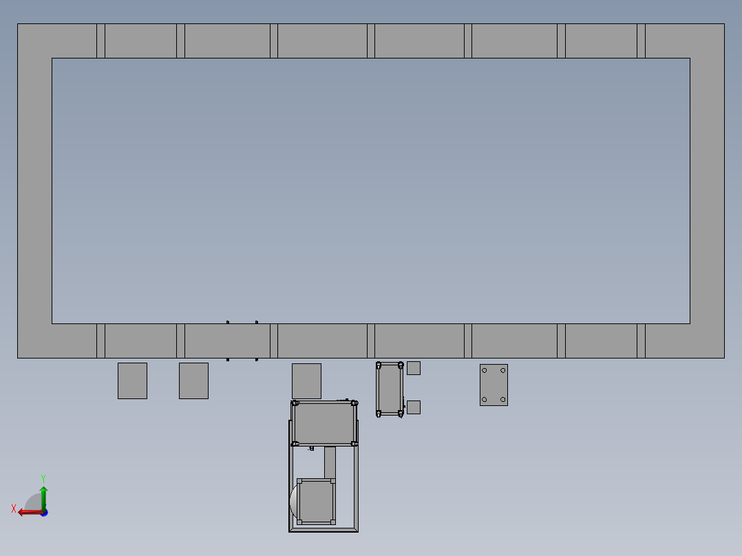 回流流水线 3后视图