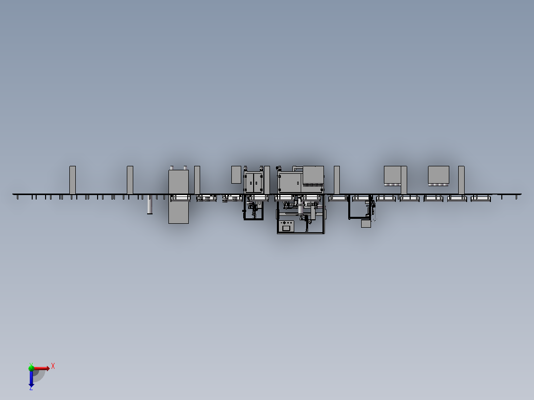 回流流水线 3俯视图