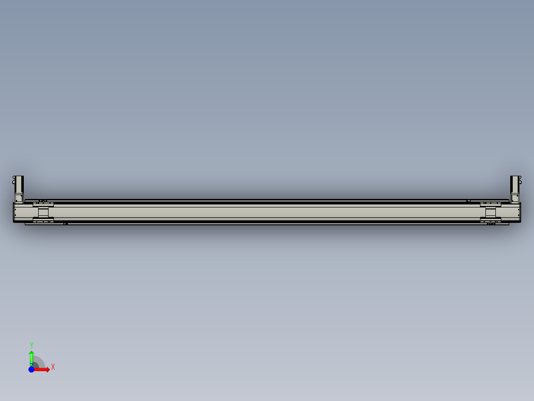 威洛博双电机滑台-VBF14S2-L100-S2900-BLR-P40-C6前视图