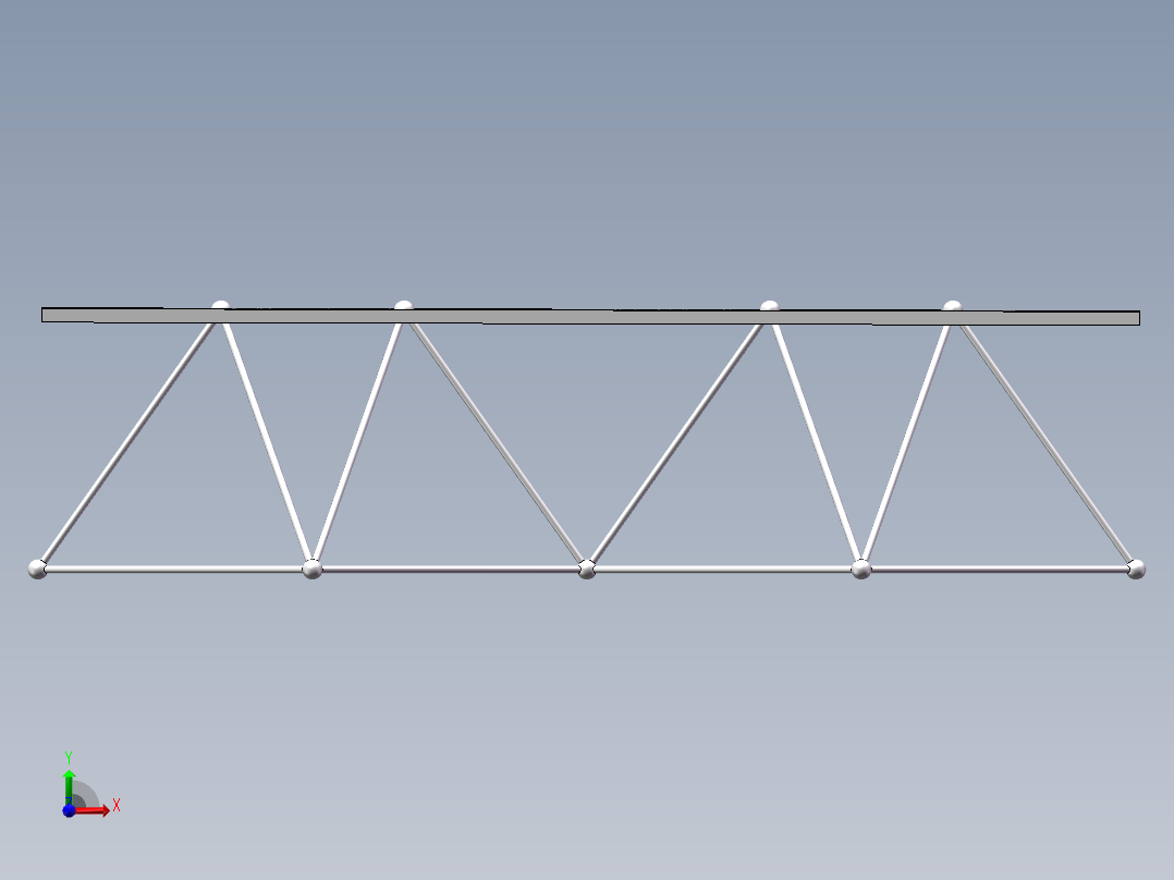 平衡板结构前视图