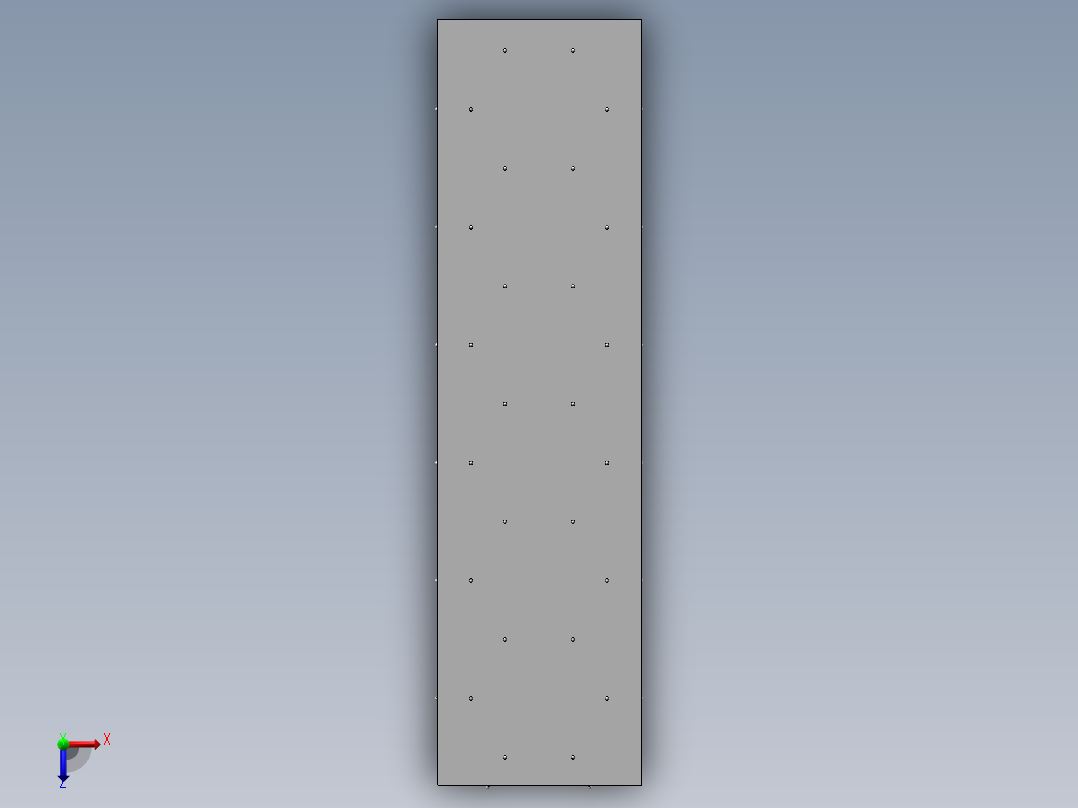 平衡板结构俯视图