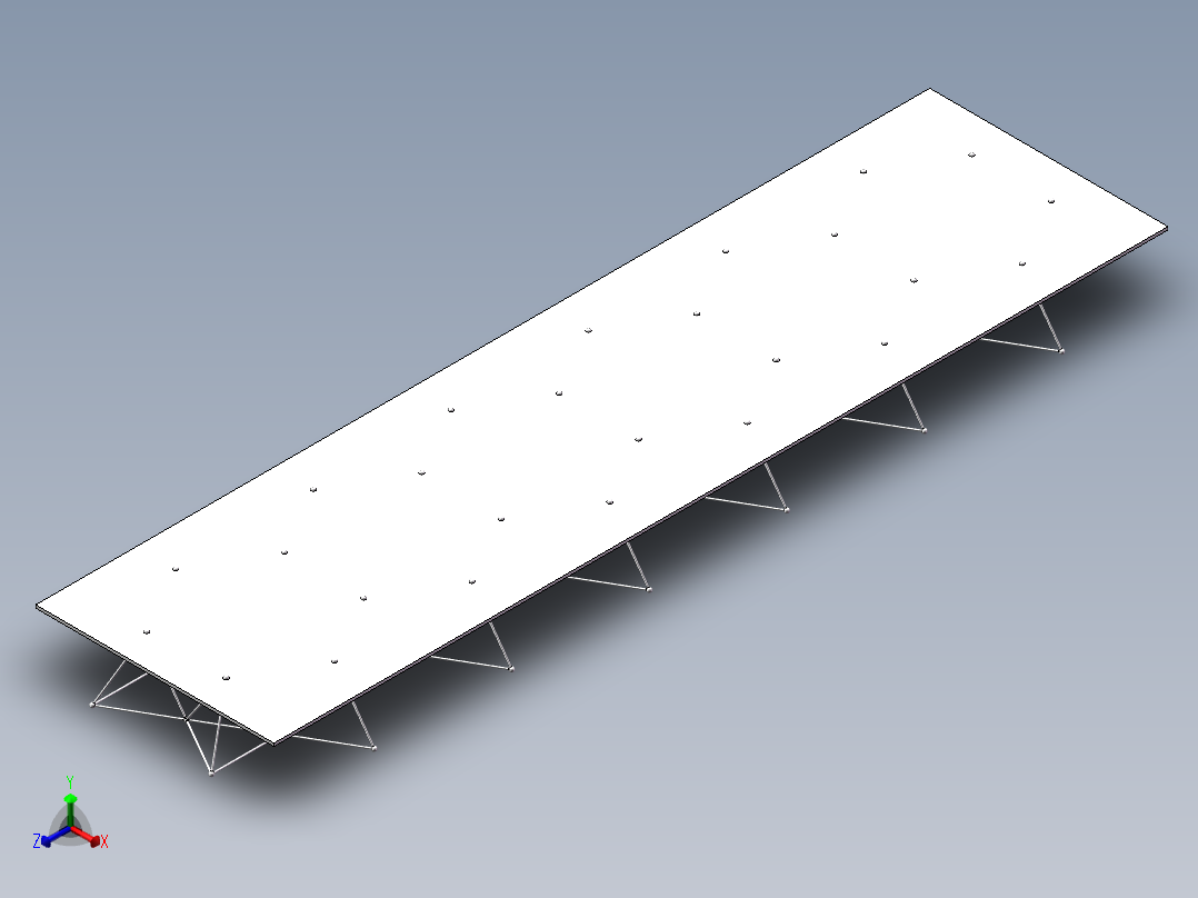 平衡板结构正等轴测图