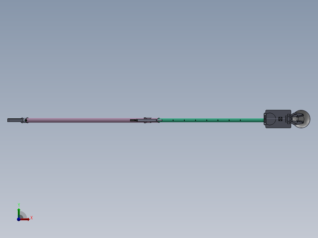 采摘机三维前视图