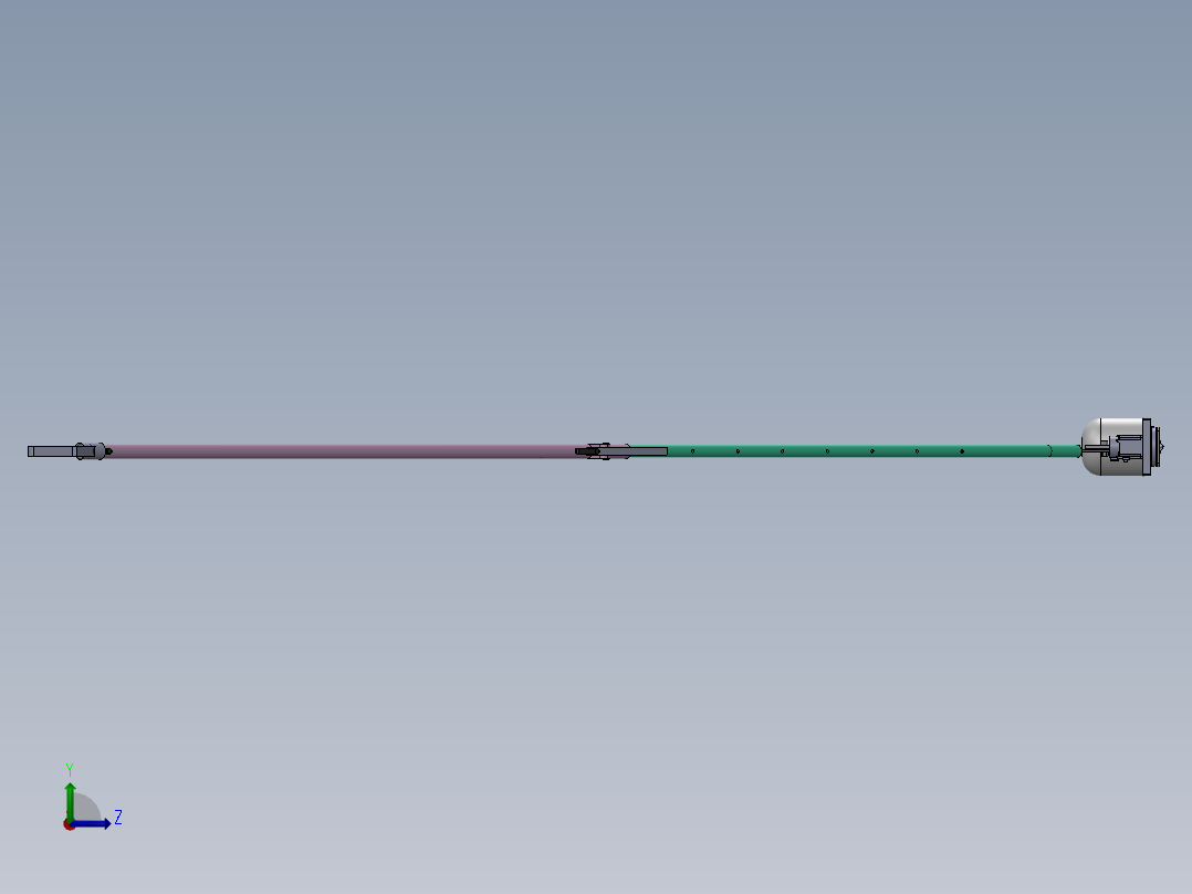 采摘机三维左视图