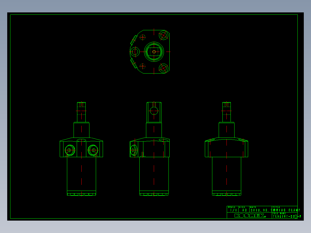 KOSMEKTLA2001-2Cx-P多系列多零件图纸模型
