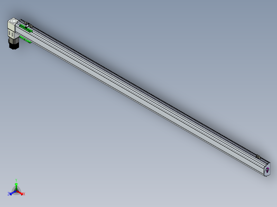 同步带滑台-半封闭B10-L90-S2300-L-P40-D3