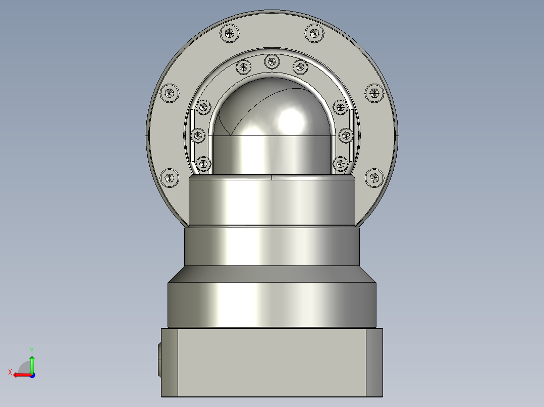 多摩川行星减速机TLR-090-L2-19DC19（45度）后视图