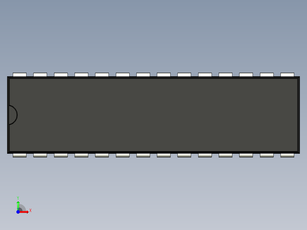 集成电路封装-MS-010AC前视图