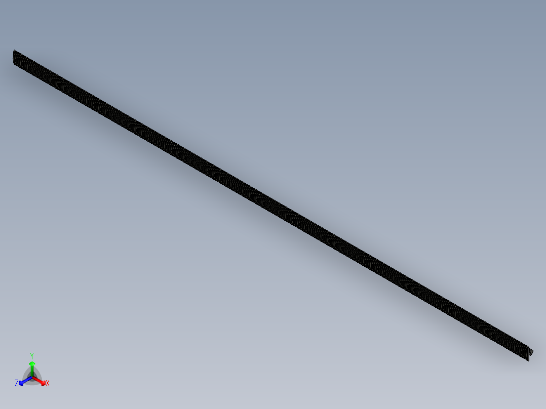 型材-BR BUMPER STRIP KJN092057.STEP正等轴测图