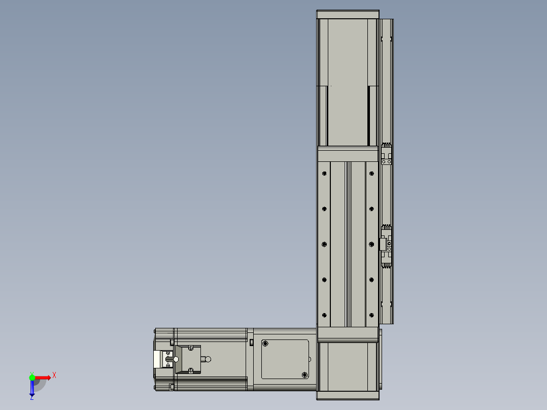 欧规系列-LB8-L150-S100-BR-ZP75-C3俯视图