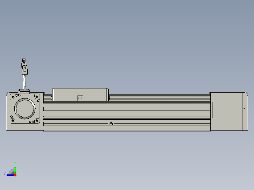威洛博直线电机模组EB8-L200-S250-L-P75-MS3右视图