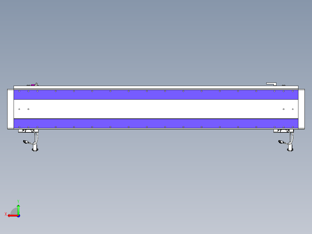 威洛博VL系列直线电机模组-2VL22H1-S1250后视图