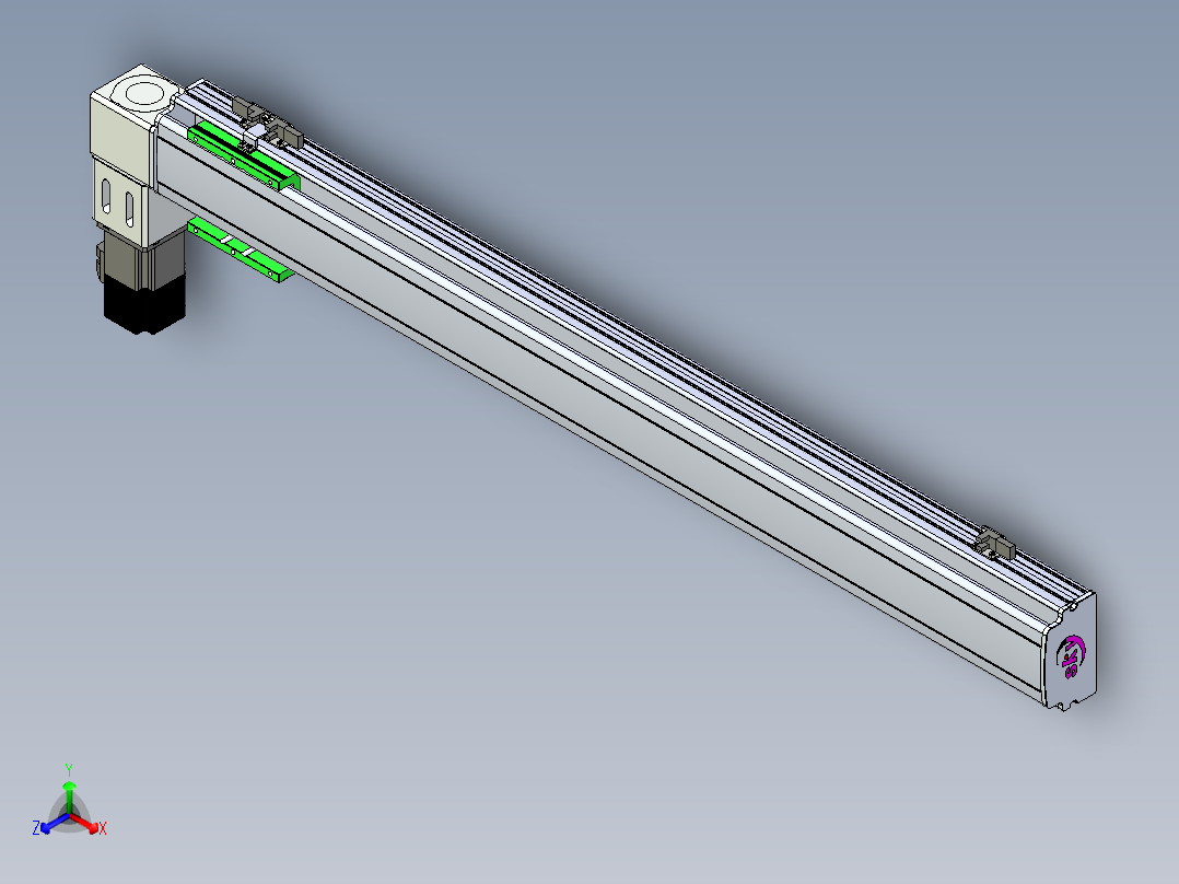 同步带滑台-半封闭B10-L90-S850-L-P40-D3