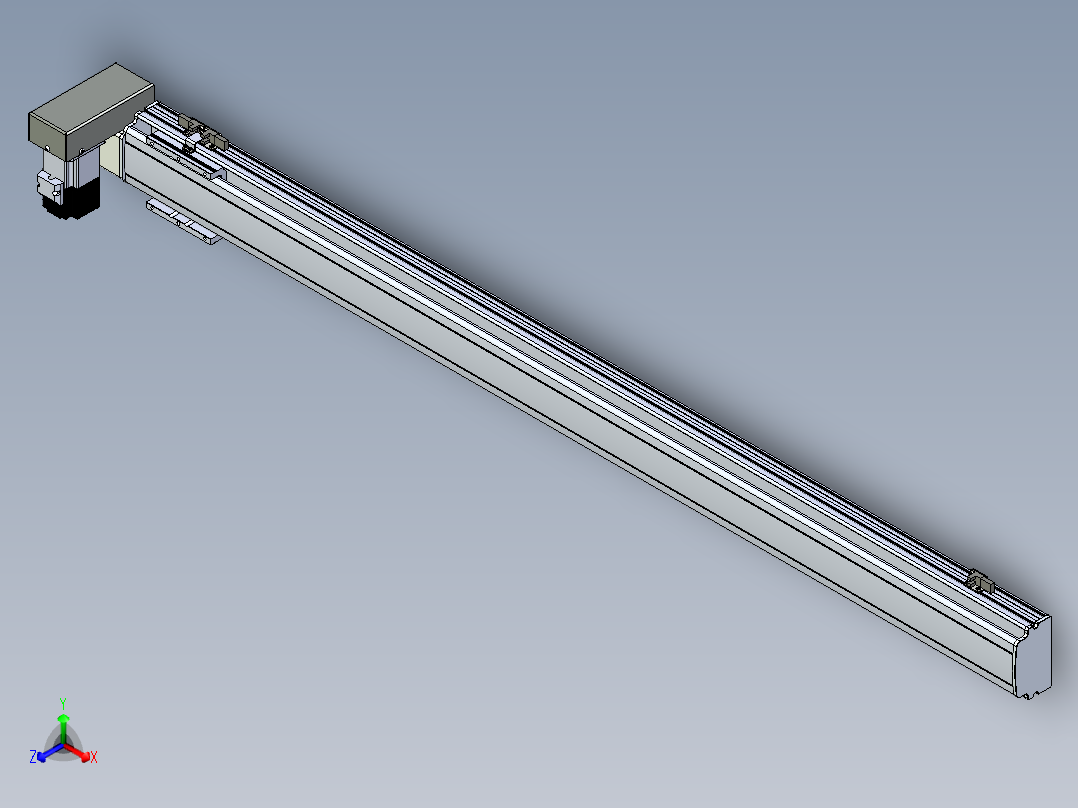 同步带滑台-半封闭B10H-L45-S1300-RU-P40-D3